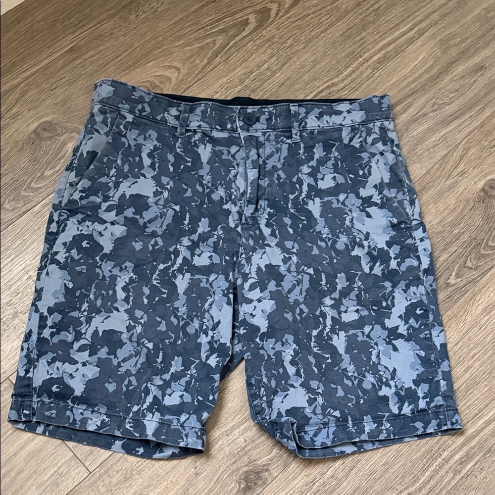 Calvin Klein Black and Gray Patterned Men's Shorts
